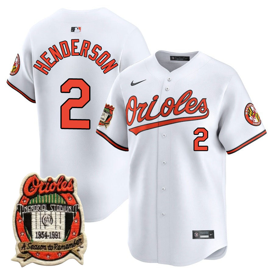 Baltimore Orioles Limited Jersey - 1991 Patch - All Stitched
