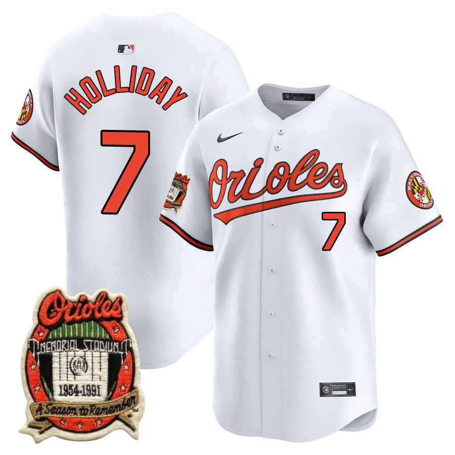 Baltimore Orioles Limited Jersey - 1991 Patch - All Stitched