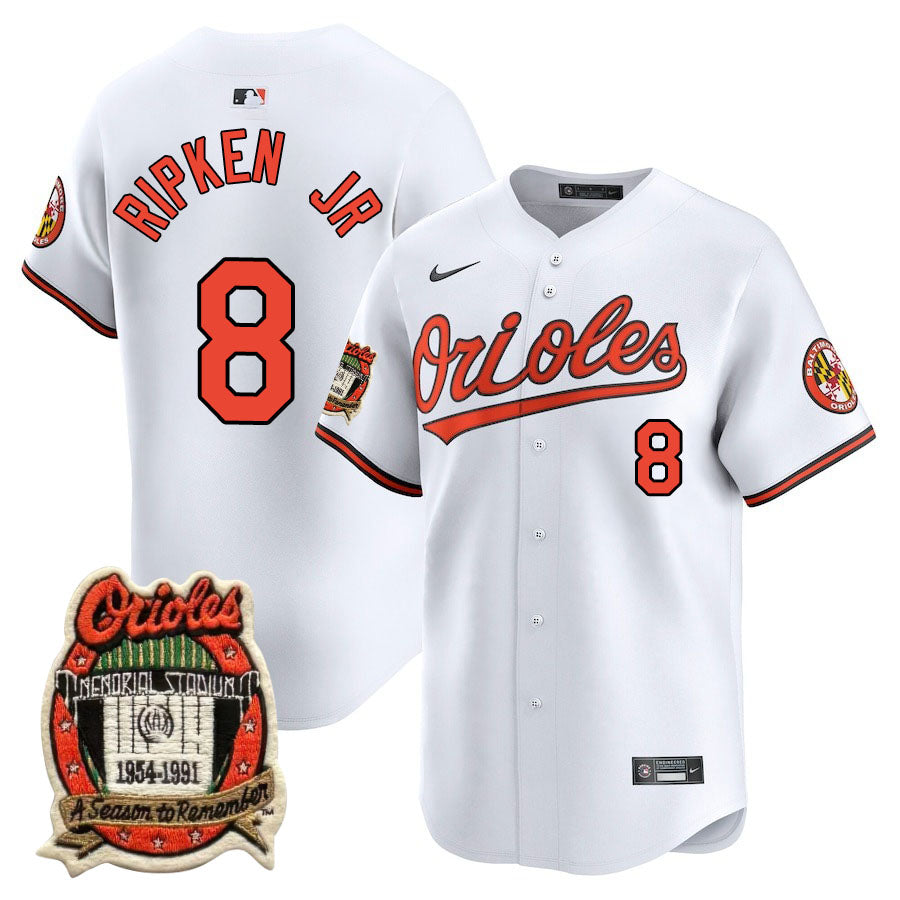 Baltimore Orioles Limited Jersey - 1991 Patch - All Stitched