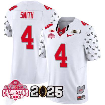 Ohio State Buckeyes 'Heritage Stripe' 2025 CFP Patch - National Champions Jersey - All Stitched
