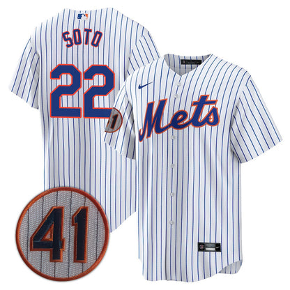 New York Mets Limited Jersey - 2021 Patch - All Stitched