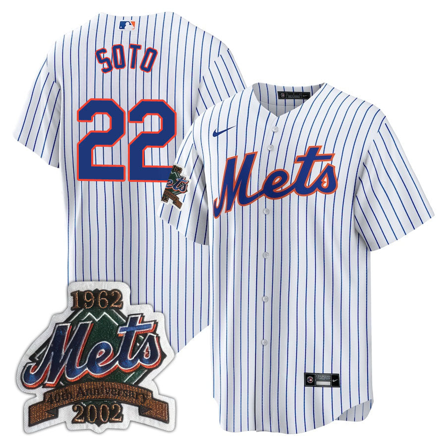 New York Mets Limited Jersey - 2002 Patch - All Stitched