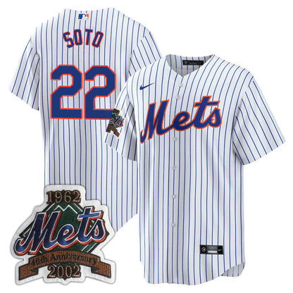 New York Mets Limited Jersey - 2002 Patch - All Stitched