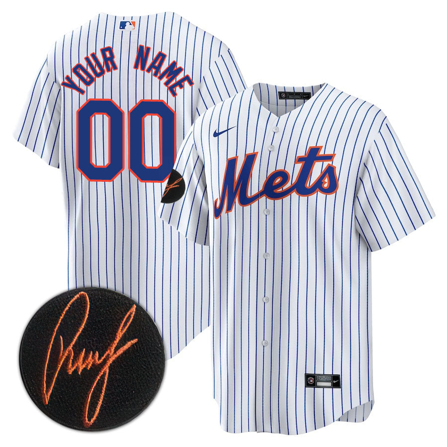 New York Mets Limited Custom Jersey -  Amazing Patch - All Stitched