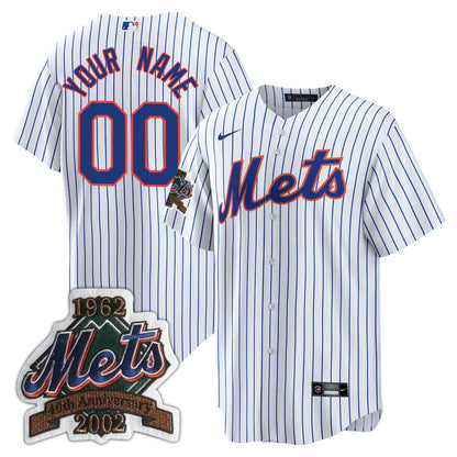 New York Mets Limited Custom Jersey -  Amazing Patch - All Stitched
