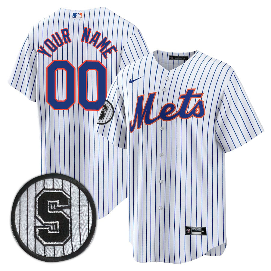 New York Mets Limited Custom Jersey -  Amazing Patch - All Stitched