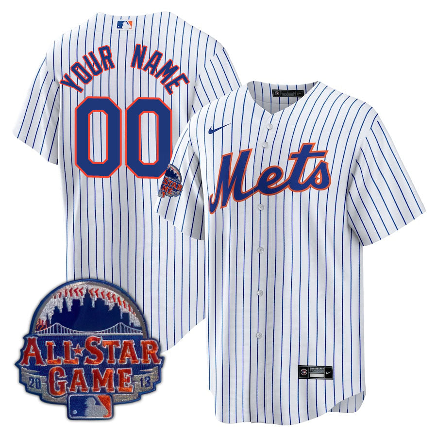 New York Mets Limited Custom Jersey -  Amazing Patch - All Stitched