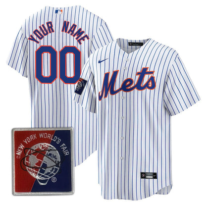 New York Mets Limited Custom Jersey -  Amazing Patch - All Stitched