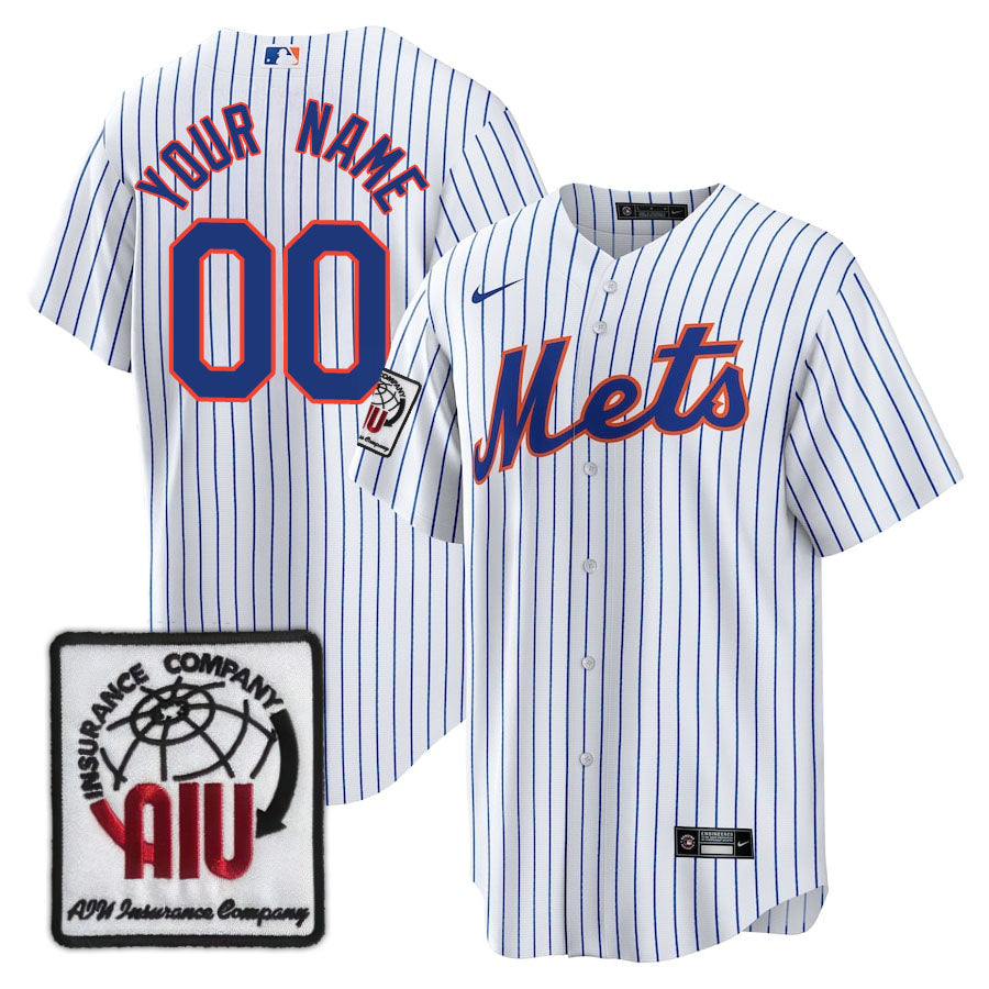 New York Mets Limited Custom Jersey -  Amazing Patch - All Stitched