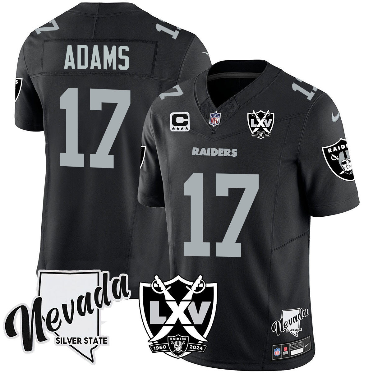 Men's Raiders 2025 Vapor Limited Jersey - 65th Anniversary - All Stitched
