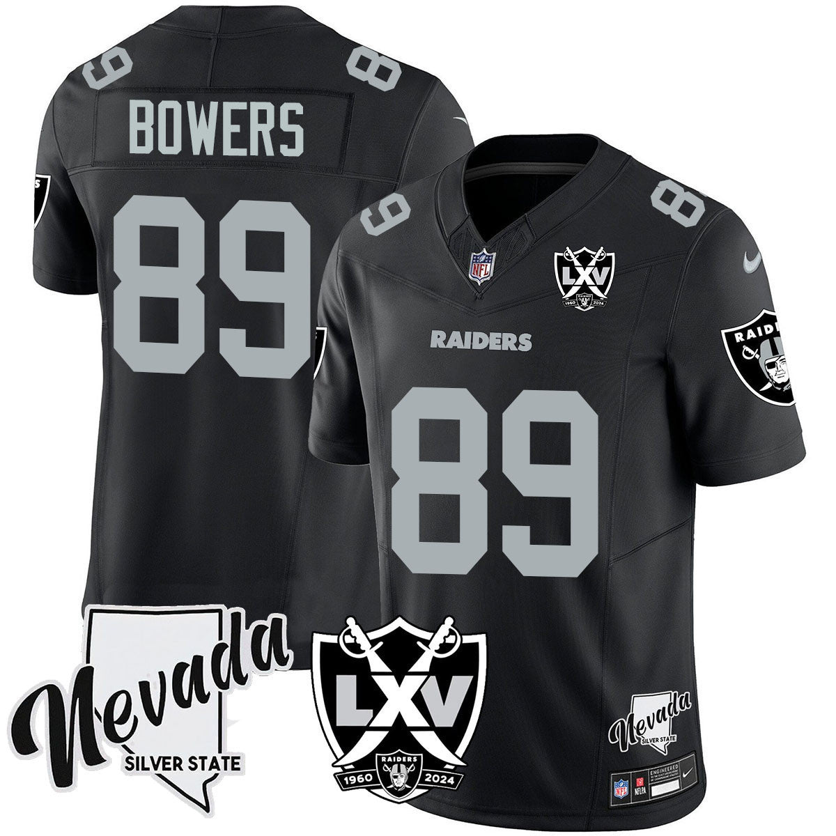 Men's Raiders 2025 Vapor Limited Jersey - 65th Anniversary - All Stitched