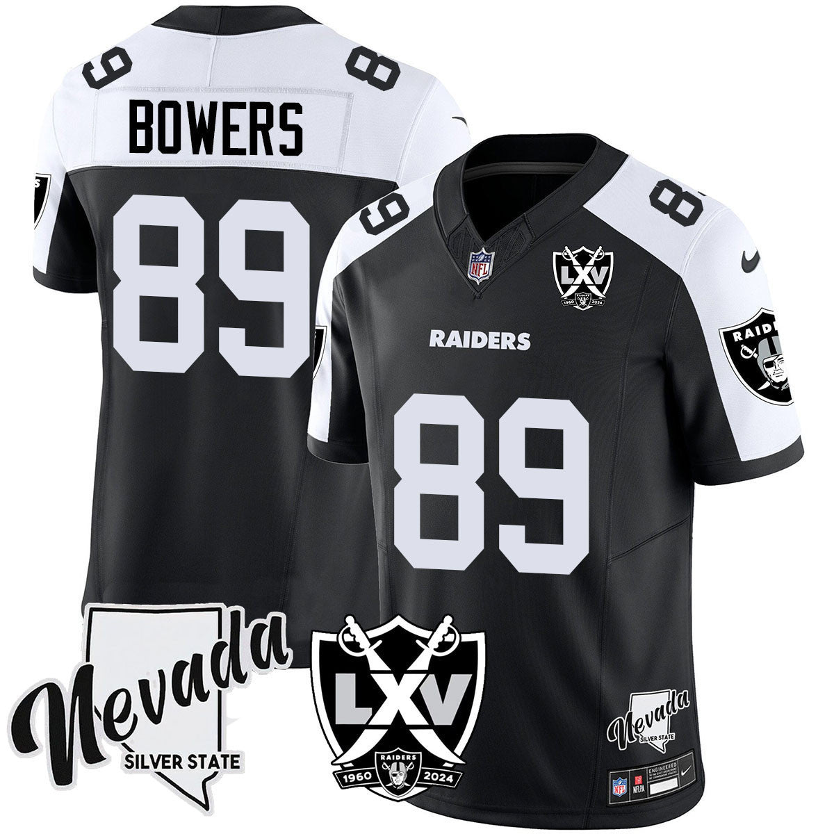 Men's Raiders 2025 Vapor Limited Jersey - 65th Anniversary - All Stitched