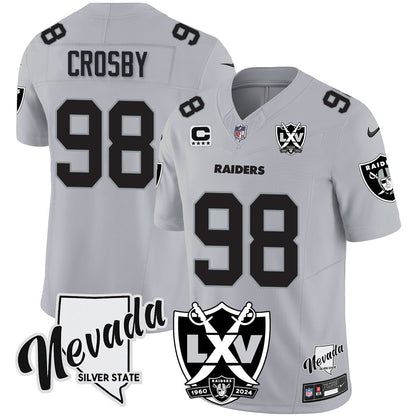 Men's Raiders 2025 Vapor Limited Jersey - 65th Anniversary - All Stitched