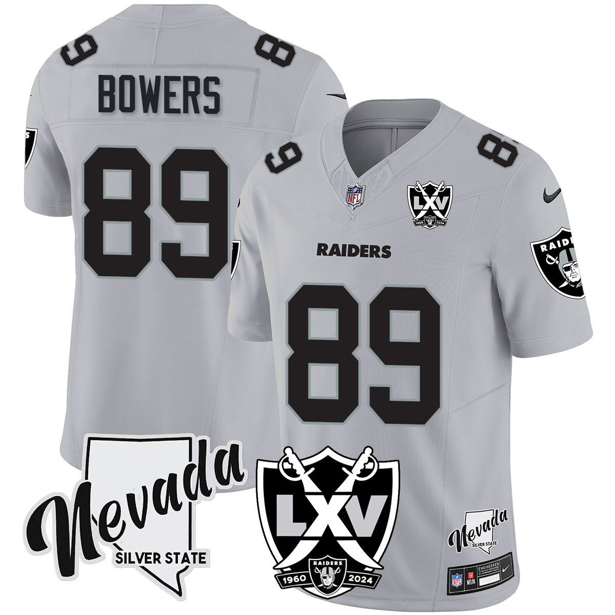 Men's Raiders 2025 Vapor Limited Jersey - 65th Anniversary - All Stitched