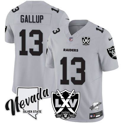 Men's Raiders 2025 Vapor Limited Jersey - 65th Anniversary - All Stitched