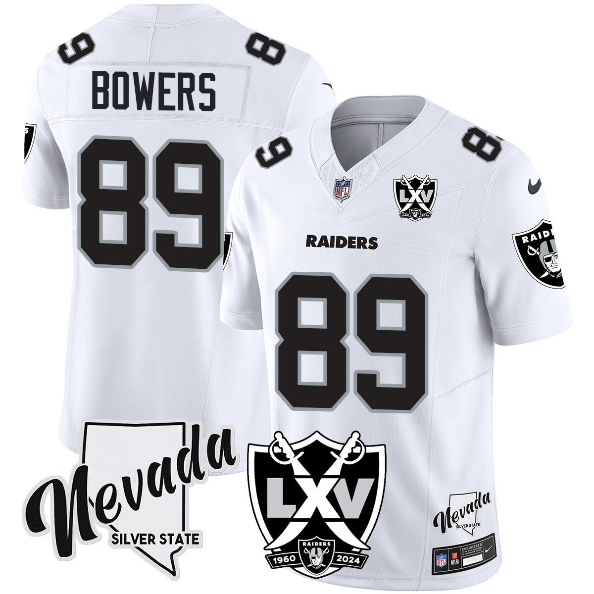 Men's Raiders 2025 Vapor Limited Jersey - 65th Anniversary - All Stitched