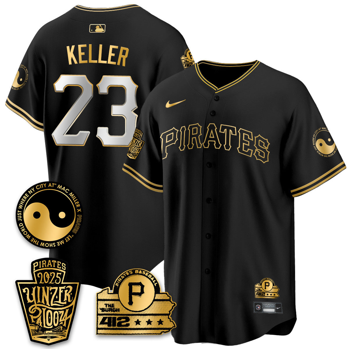 Men's Pittsburgh Pirates Yinzerpalooza 2025 Limited Jersey - All Stitched