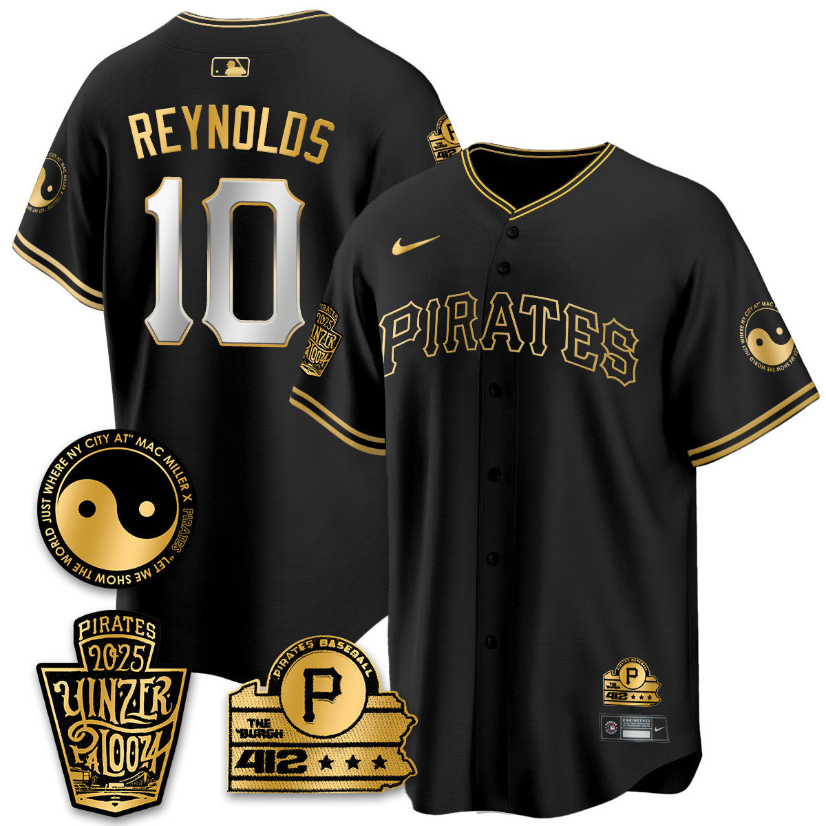 Men's Pittsburgh Pirates Yinzerpalooza 2025 Limited Jersey - All Stitched