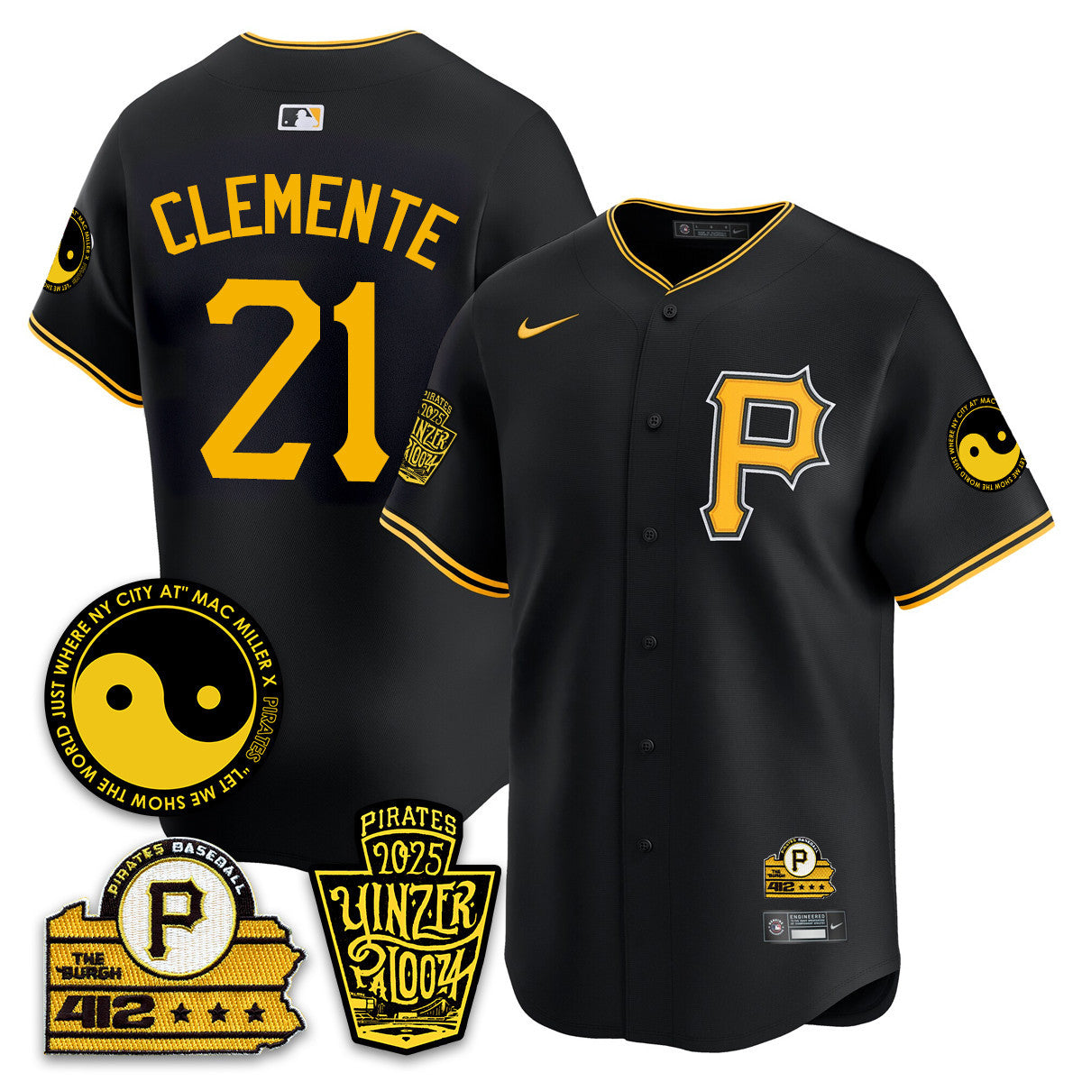 Men's Pittsburgh Pirates Yinzerpalooza 2025 Limited Jersey - All Stitched