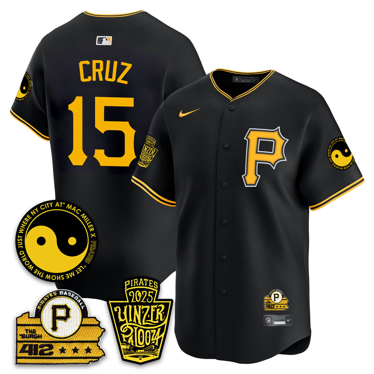 Men's Pittsburgh Pirates Yinzerpalooza 2025 Limited Jersey - All Stitched