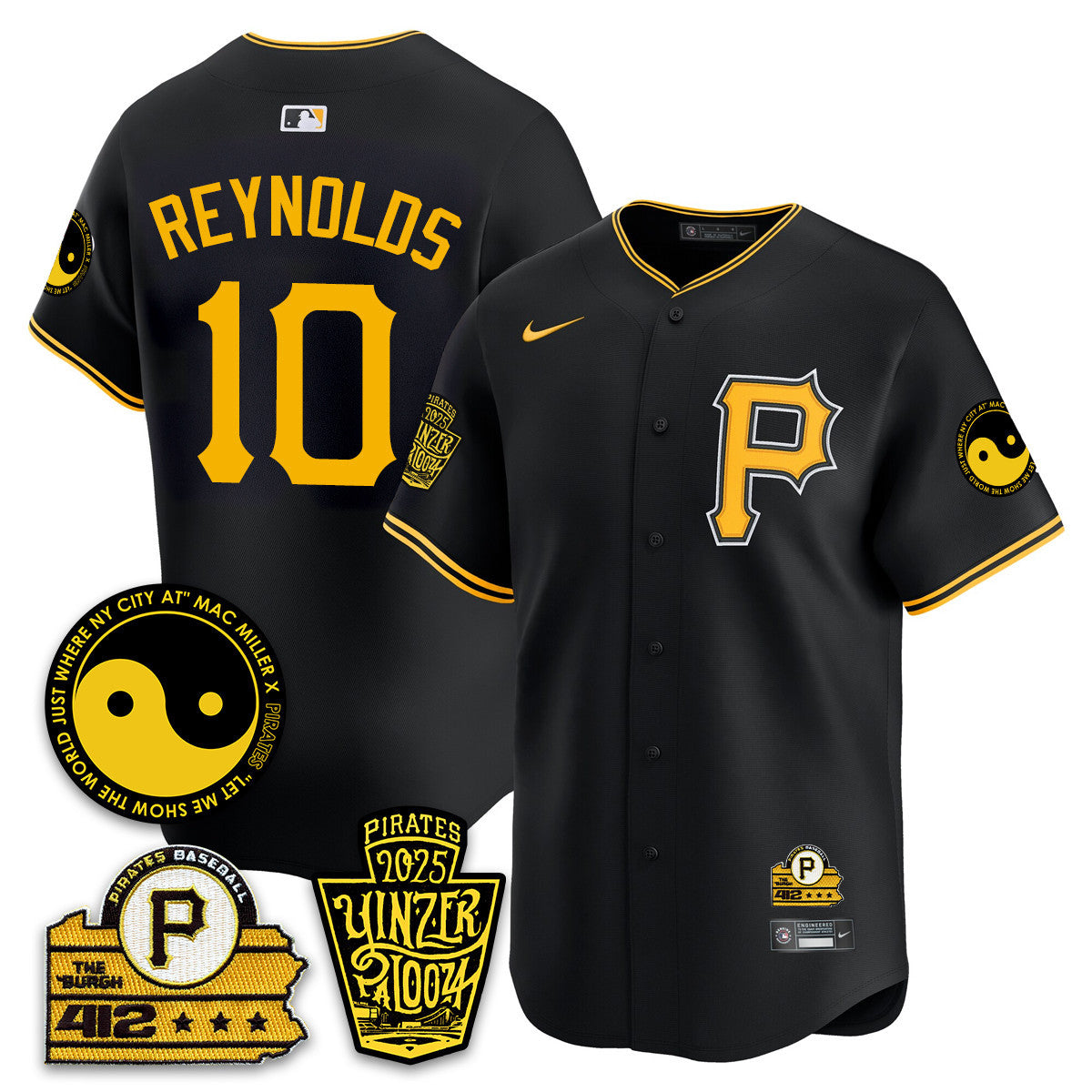 Men's Pittsburgh Pirates Yinzerpalooza 2025 Limited Jersey - All Stitched