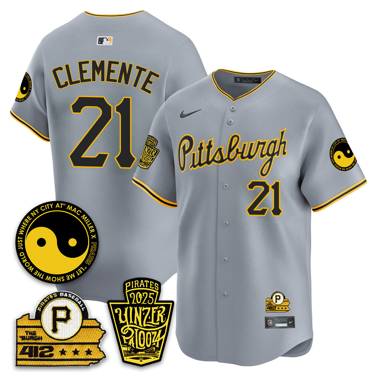 Men's Pittsburgh Pirates Yinzerpalooza 2025 Limited Jersey - All Stitched