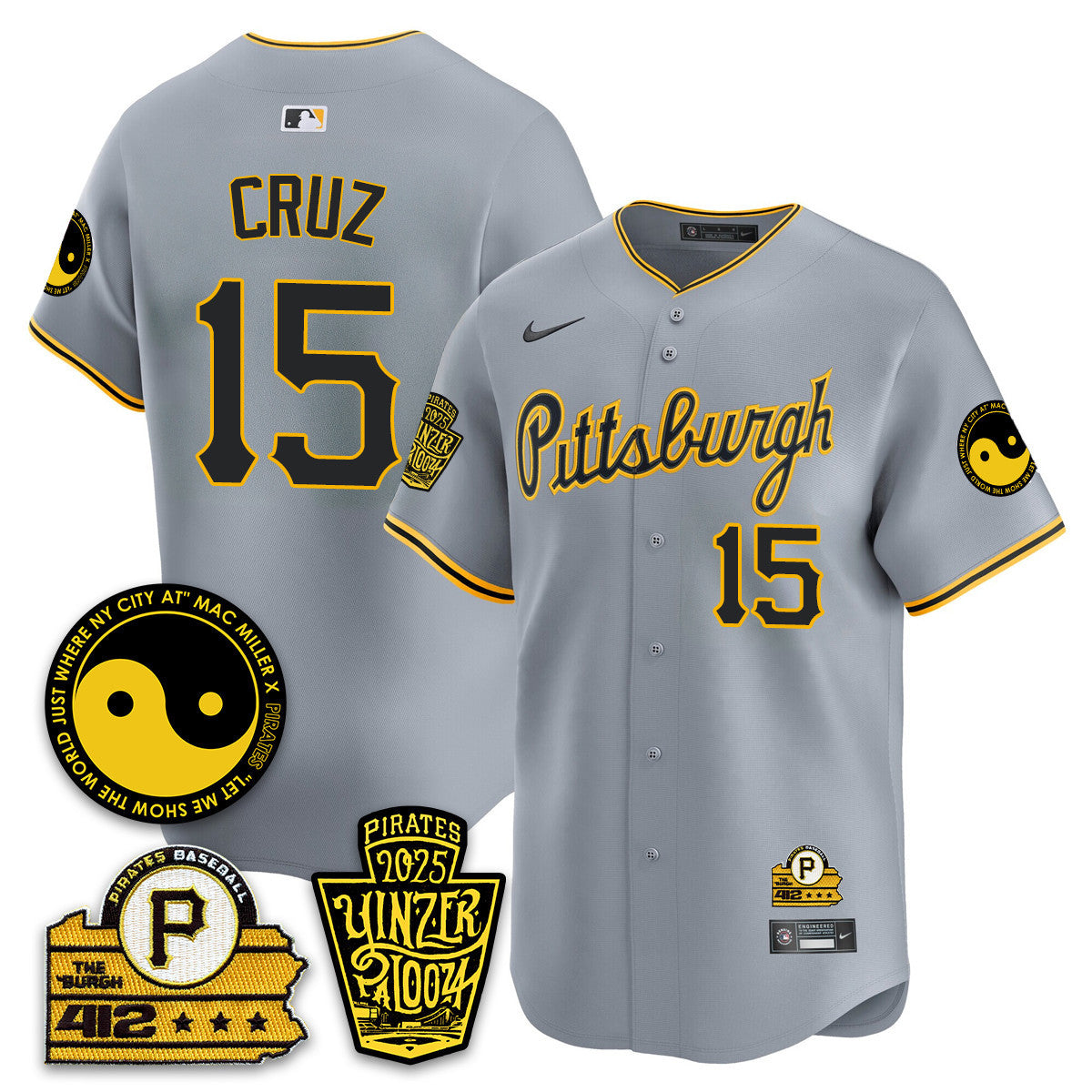 Men's Pittsburgh Pirates Yinzerpalooza 2025 Limited Jersey - All Stitched