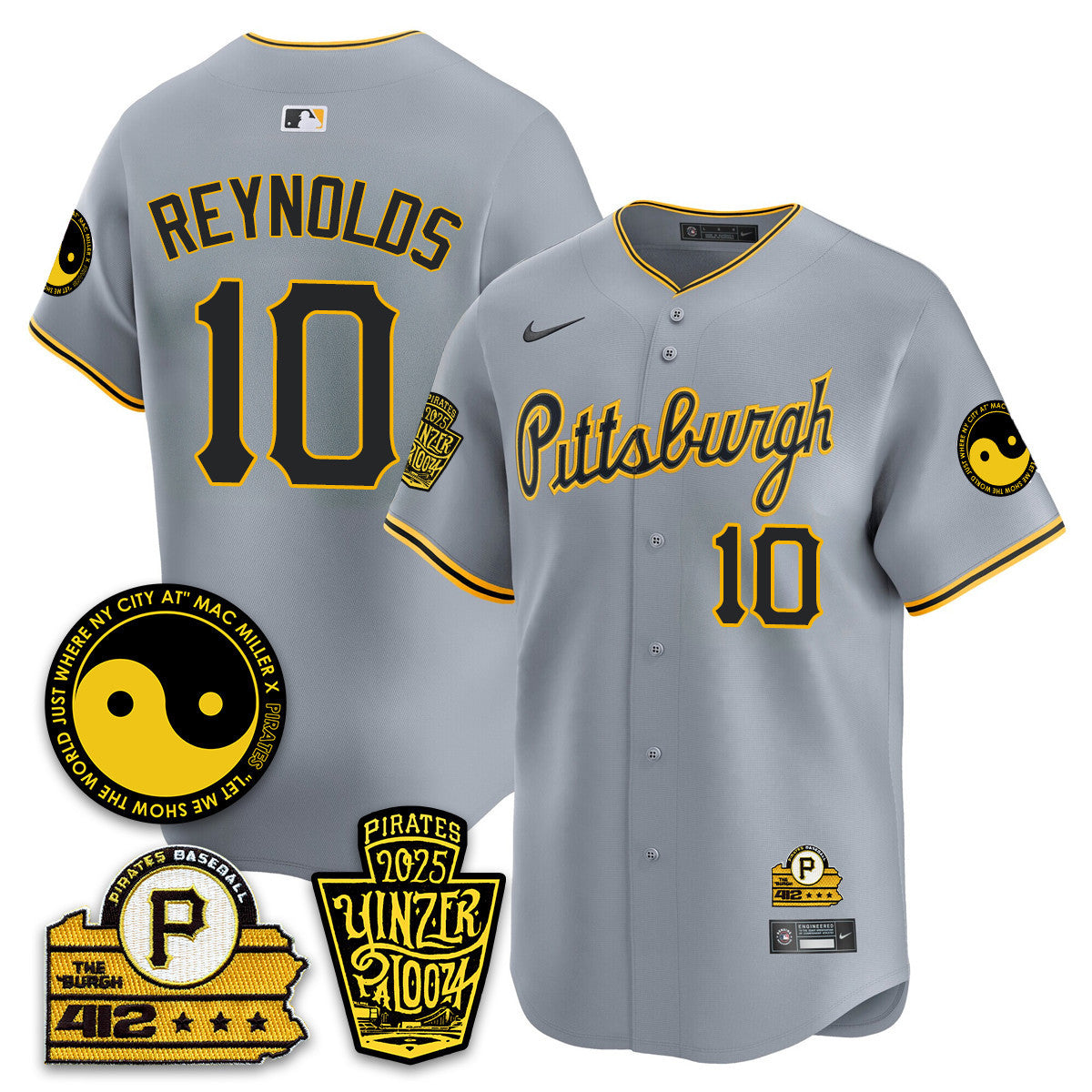 Men's Pittsburgh Pirates Yinzerpalooza 2025 Limited Jersey - All Stitched