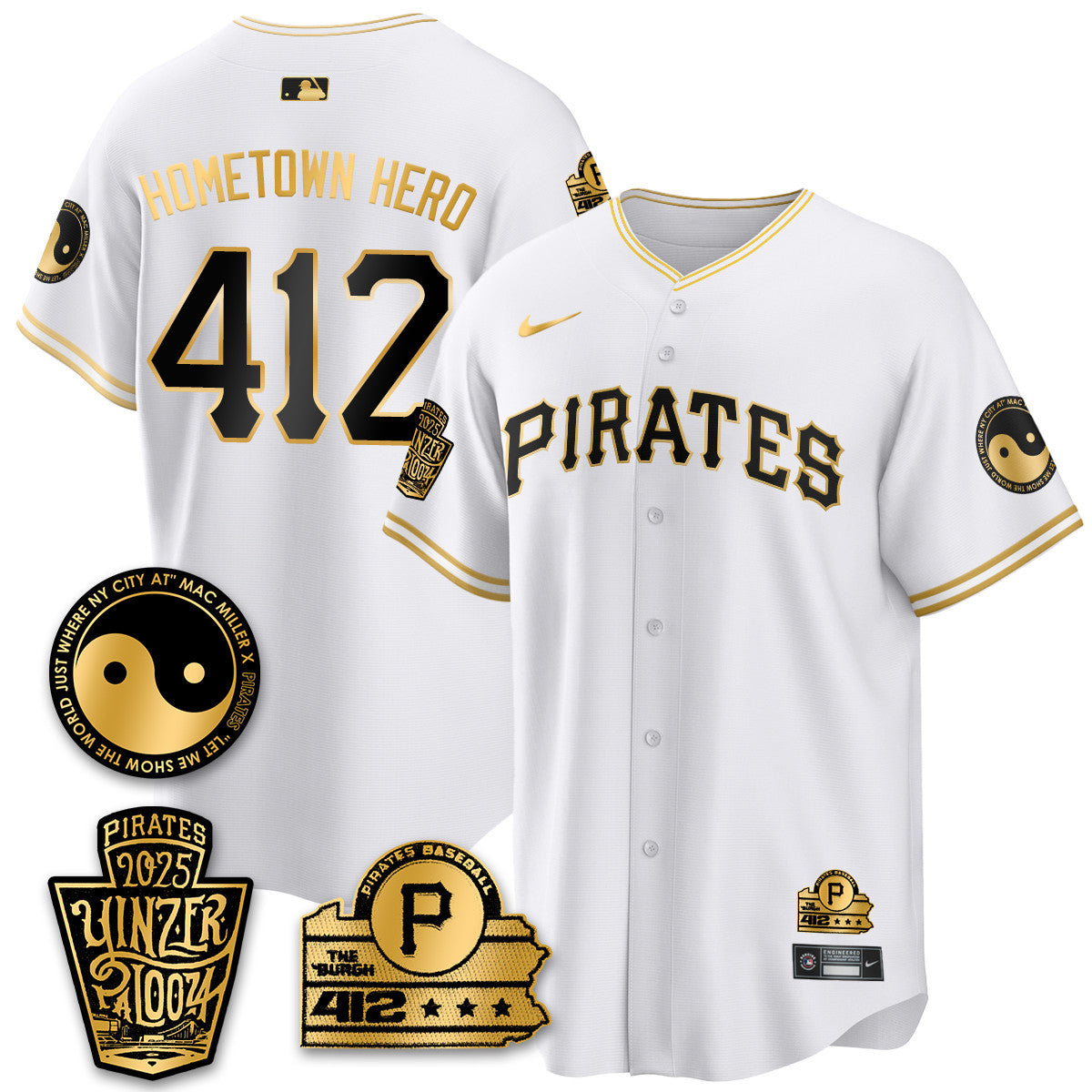 Men's Pittsburgh Pirates Yinzerpalooza 2025 Limited Jersey - All Stitched