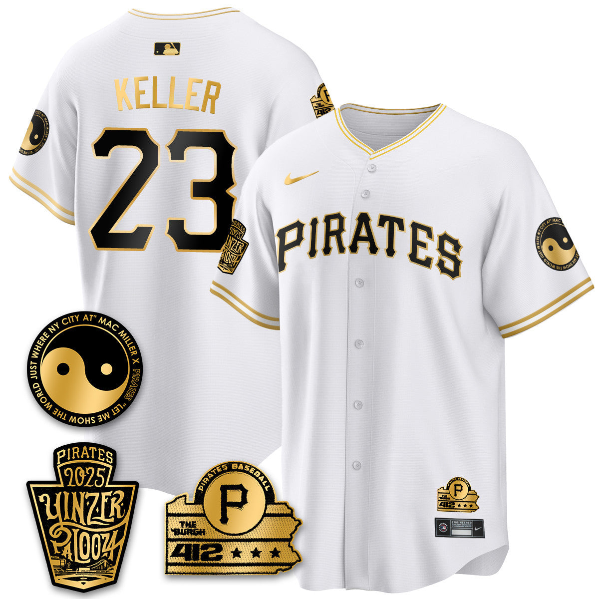 Men's Pittsburgh Pirates Yinzerpalooza 2025 Limited Jersey - All Stitched