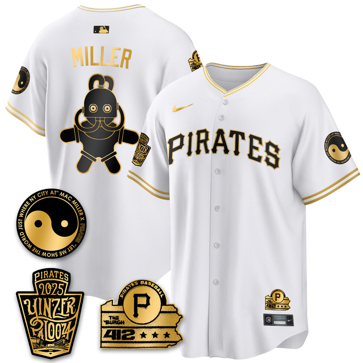 Men's Pittsburgh Pirates Yinzerpalooza 2025 Limited Jersey - All Stitched