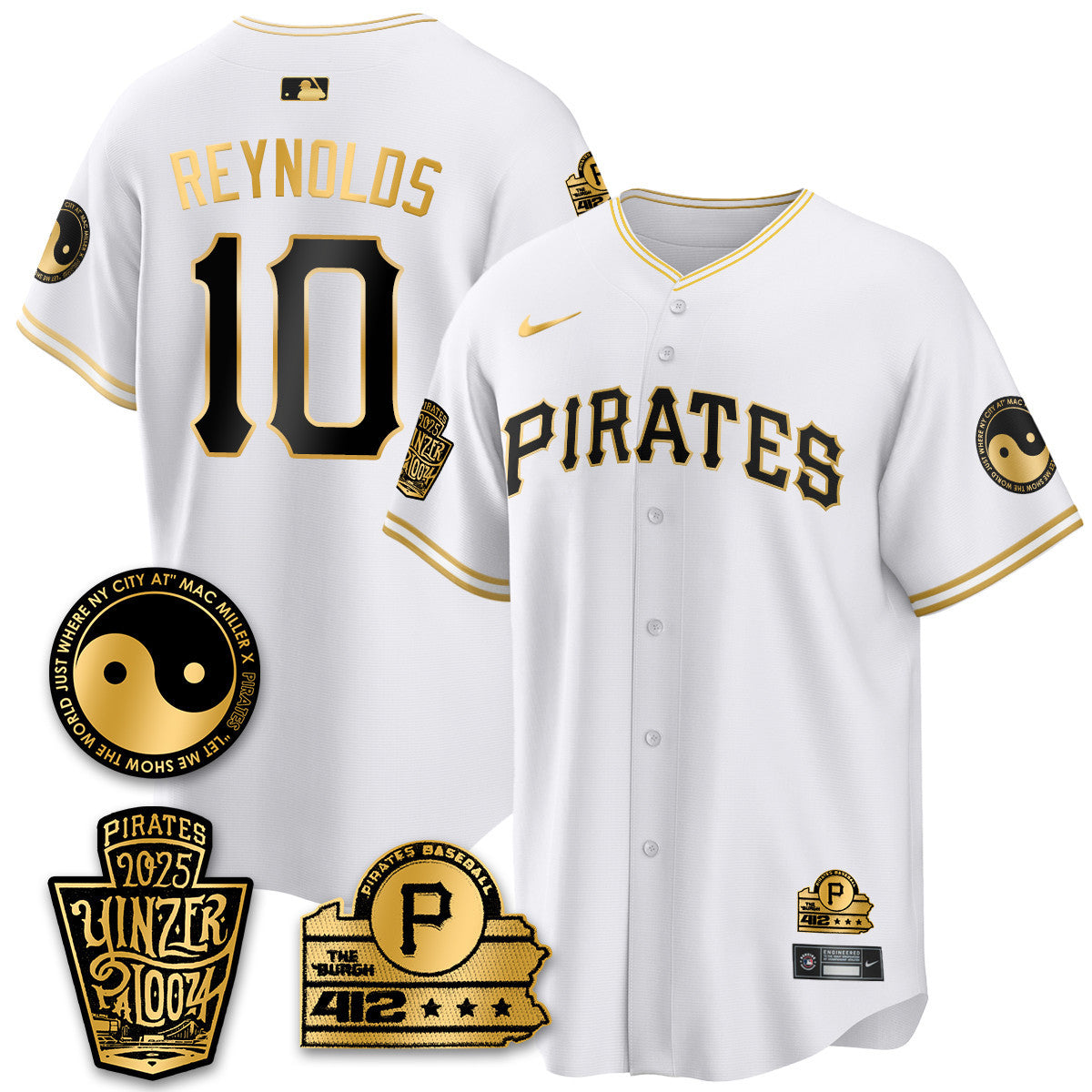 Men's Pittsburgh Pirates Yinzerpalooza 2025 Limited Jersey - All Stitched