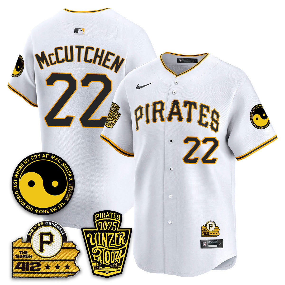 Pittsburgh Pirates Yinzerpalooza 2025 Limited Jersey - All Stitched