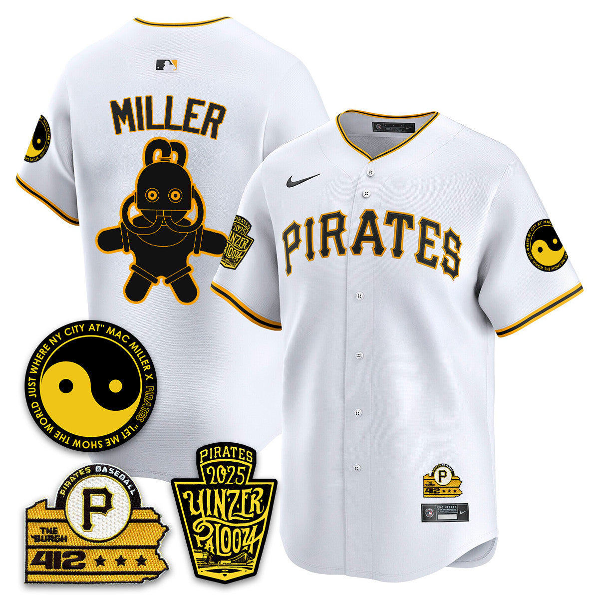Pittsburgh Pirates Yinzerpalooza 2025 Limited Jersey - All Stitched