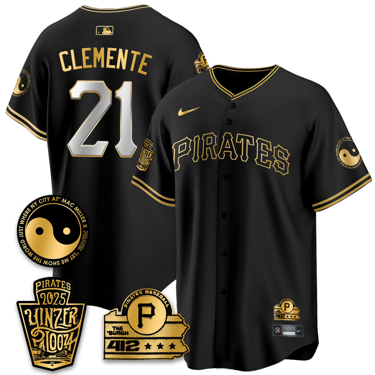 Men's Pittsburgh Pirates Yinzerpalooza 2025 Limited Jersey - All Stitched