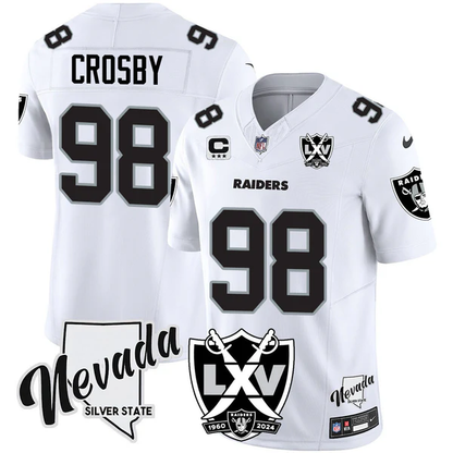 Raiders 2025 Vapor Limited Jersey - 65th Anniversary - All Stitched