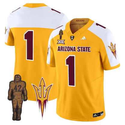Arizona State Sun Devils Pat Tillman Honoring Patch Vapor Limited Jersey - All Stitched