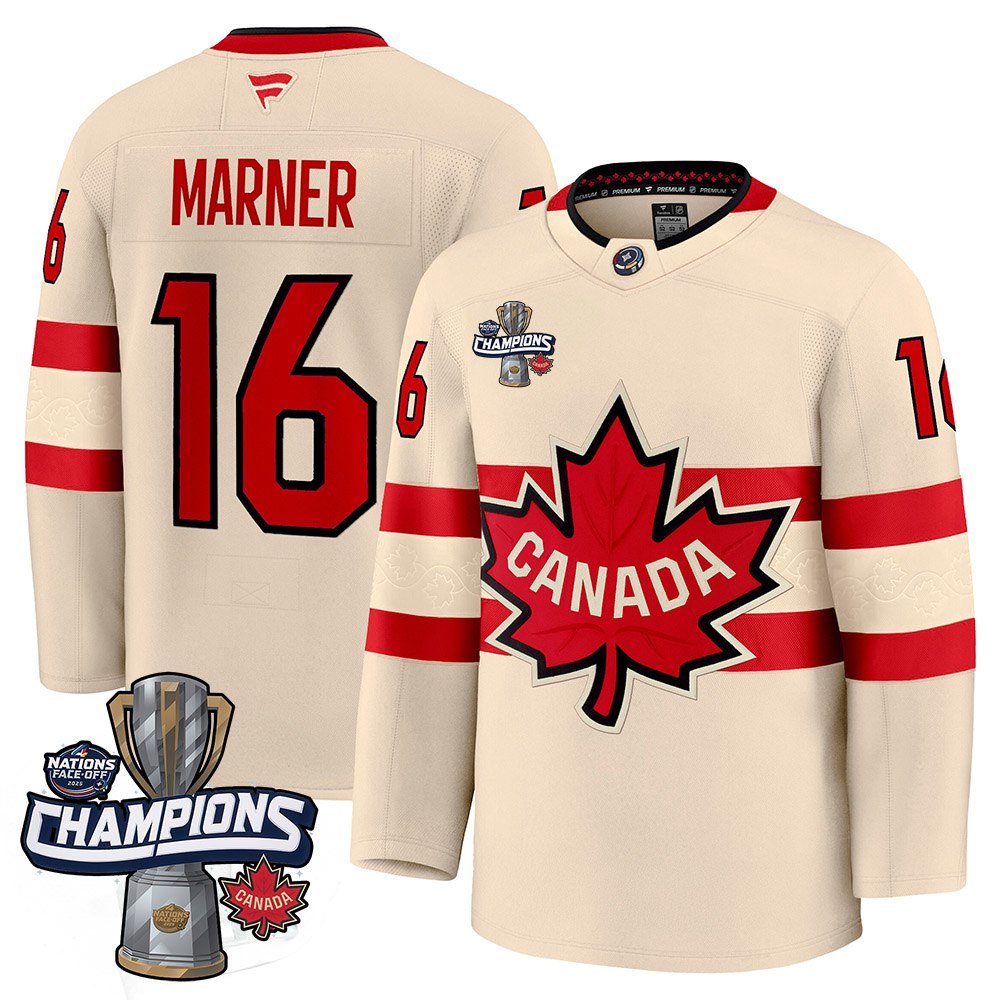 Canada 2025 4 Nations Face-Off Champions Jersey - All Stitched